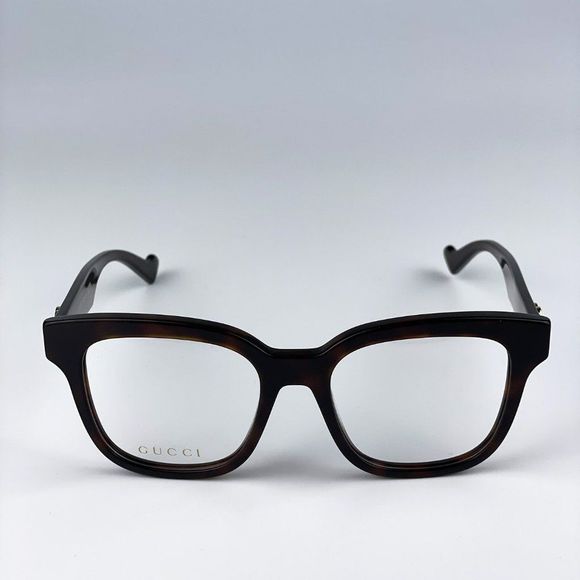 Gucci GG0958O 007âEyeglasses Havana Square Unisex - Picture 9 of 13